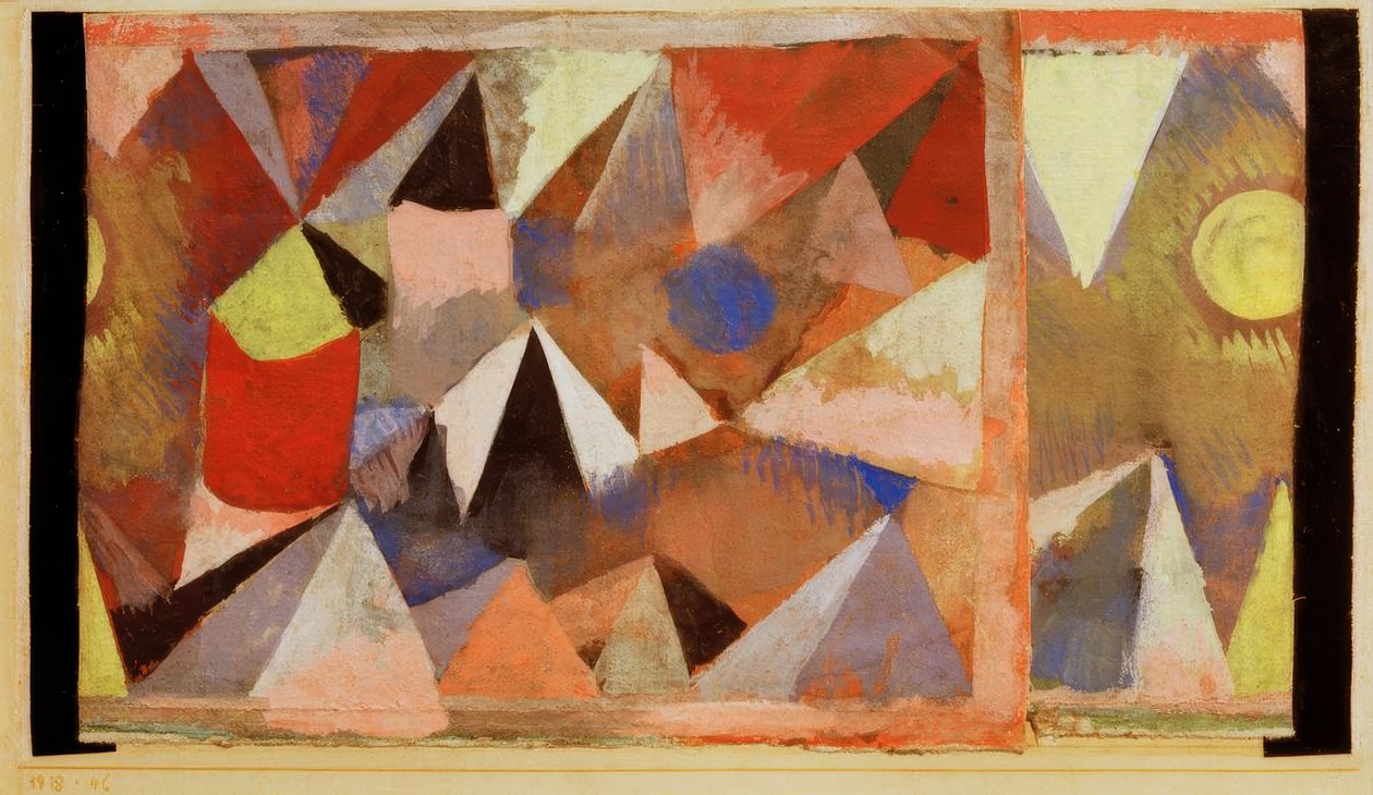 Berglandschap door Paul Klee