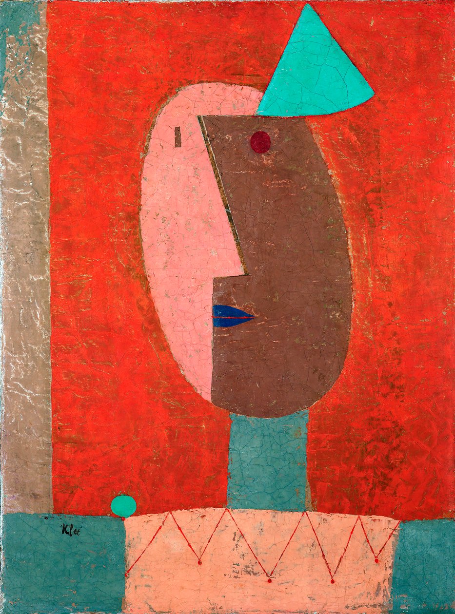 Clown (1929) door Paul Klee