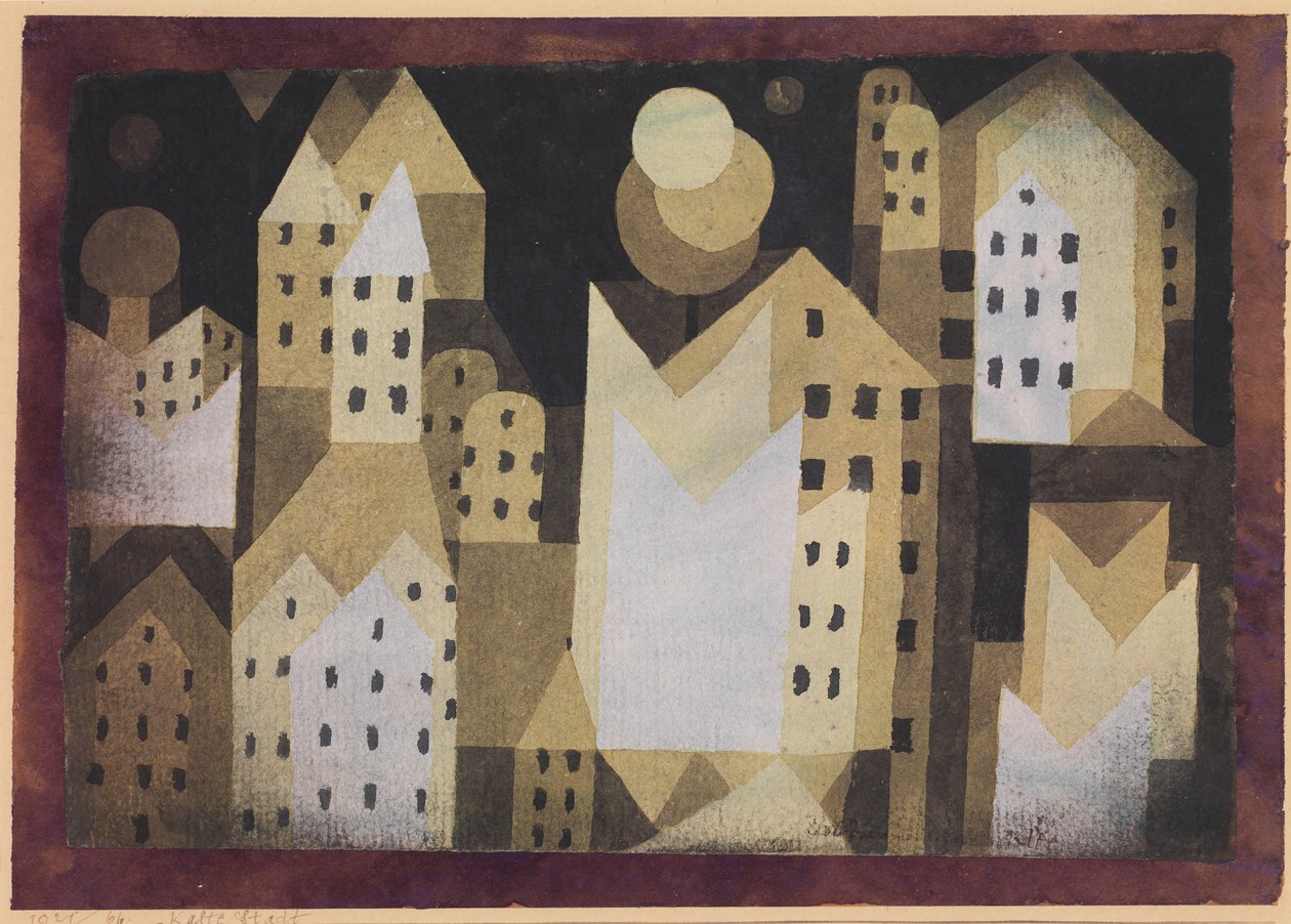 Koude stad door Paul Klee