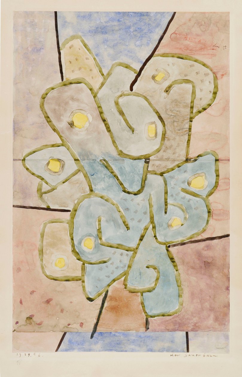 De Zure Boom, 1939 door Paul Klee