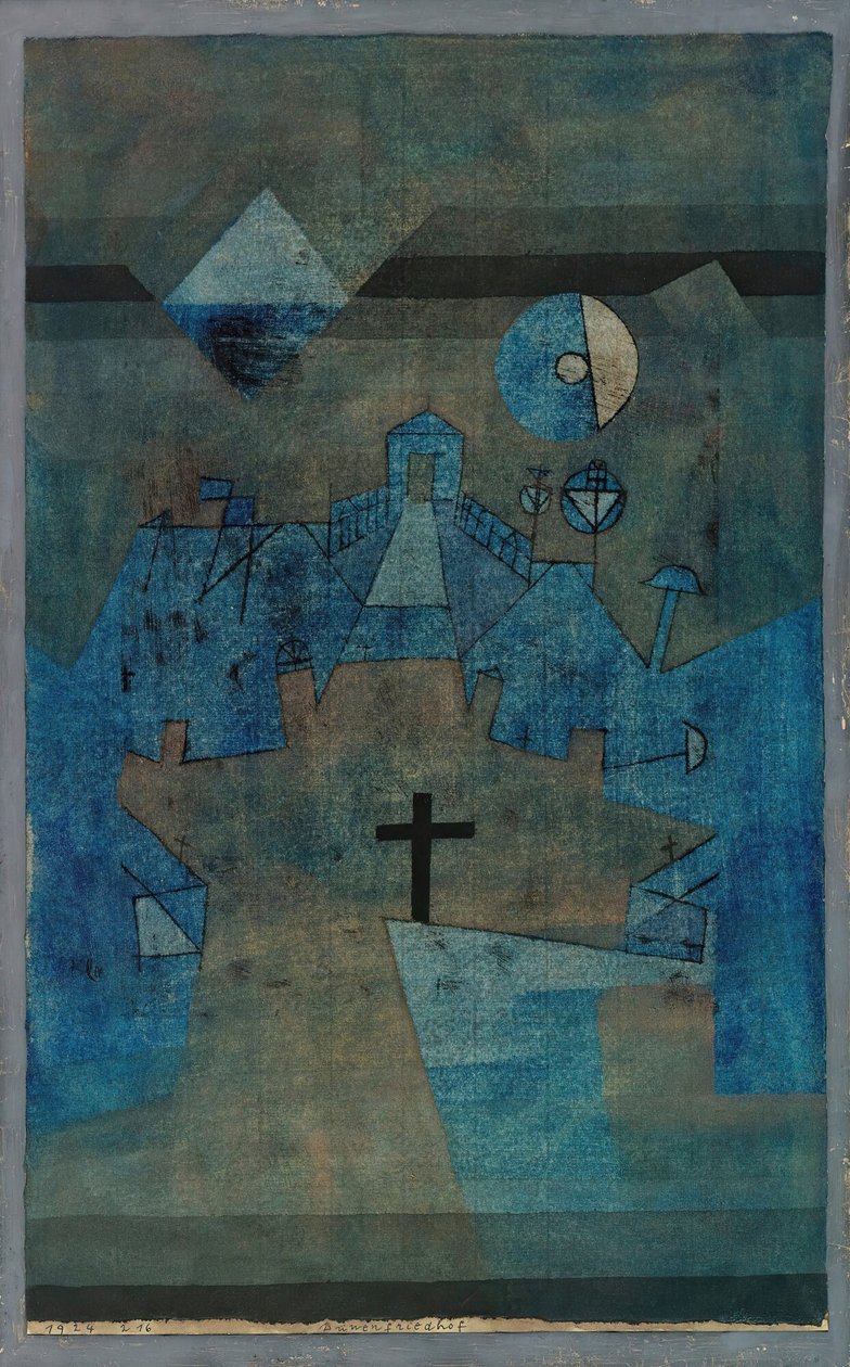 Duinenbegraafplaats door Paul Klee