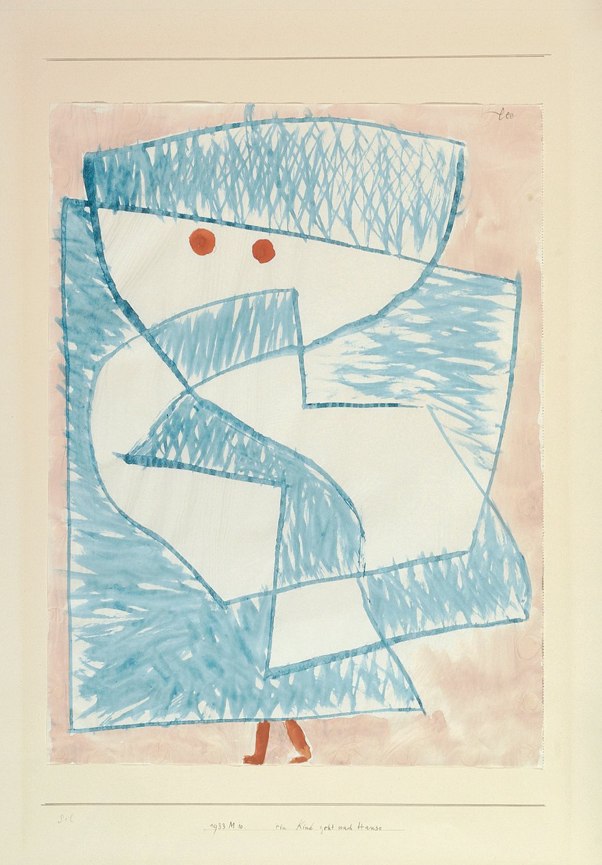Een Kind Gaat Naar Huis door Paul Klee