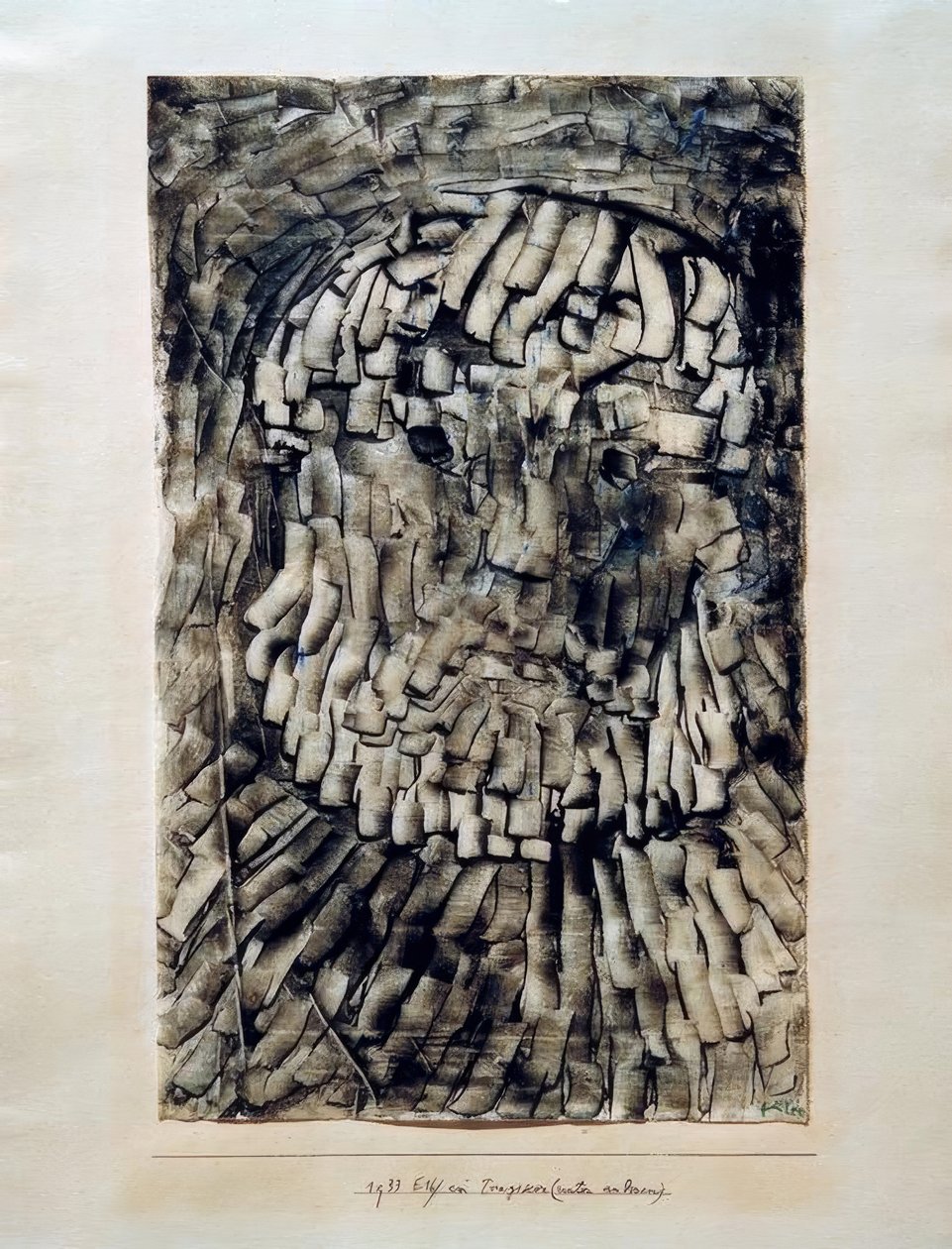 Een Tragiker (onder anderen) door Paul Klee
