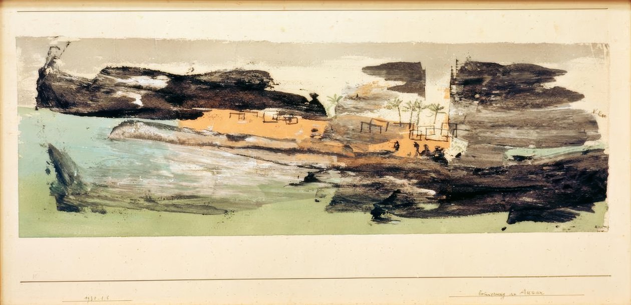 Herinnering aan Aswan door Paul Klee