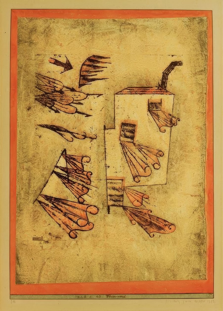 Vuurwind door Paul Klee