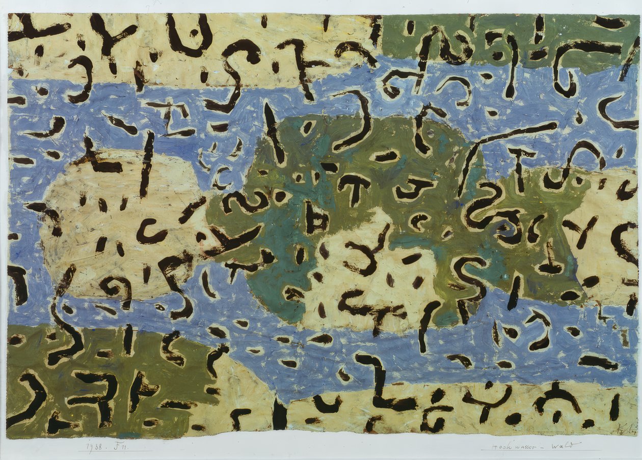 Overstromingsbos door Paul Klee