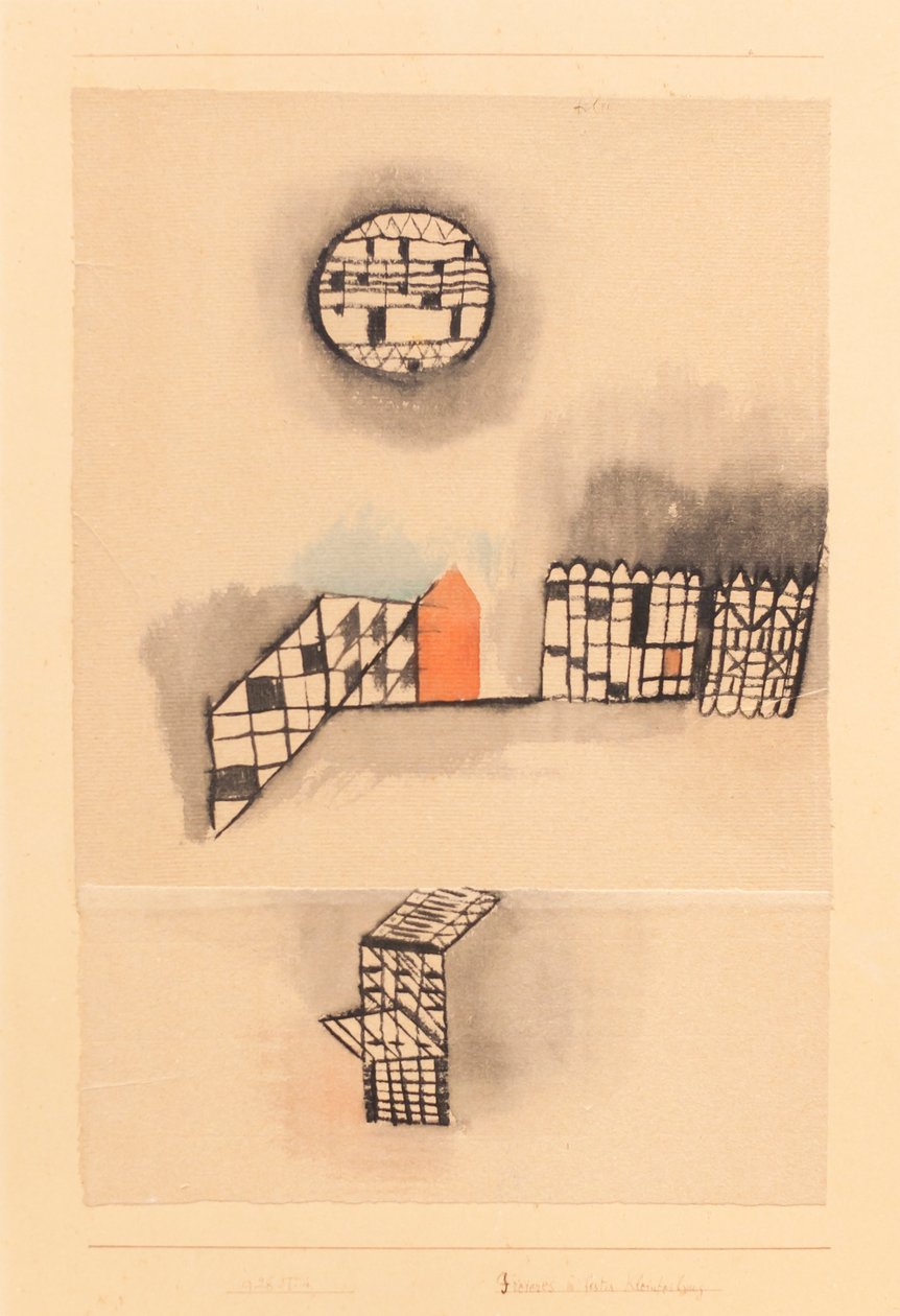 Freierer in fester Kleinteilung door Paul Klee