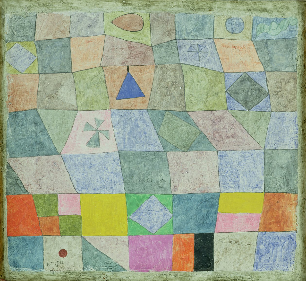 Vriendschappelijk Spel door Paul Klee