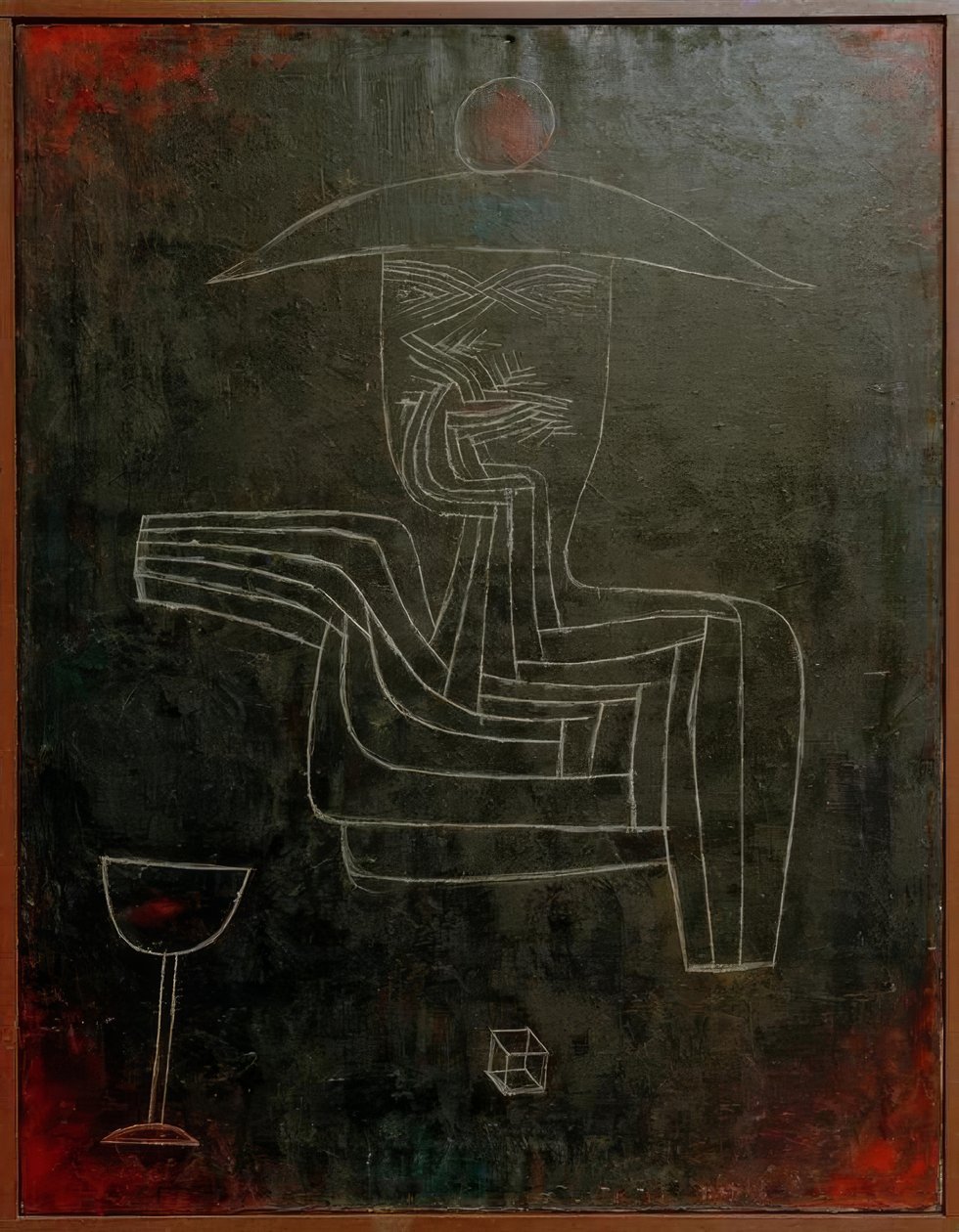 Geest bij wijn en spel door Paul Klee