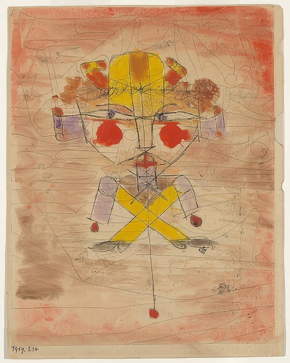Hampelmann. 1919 door Paul Klee
