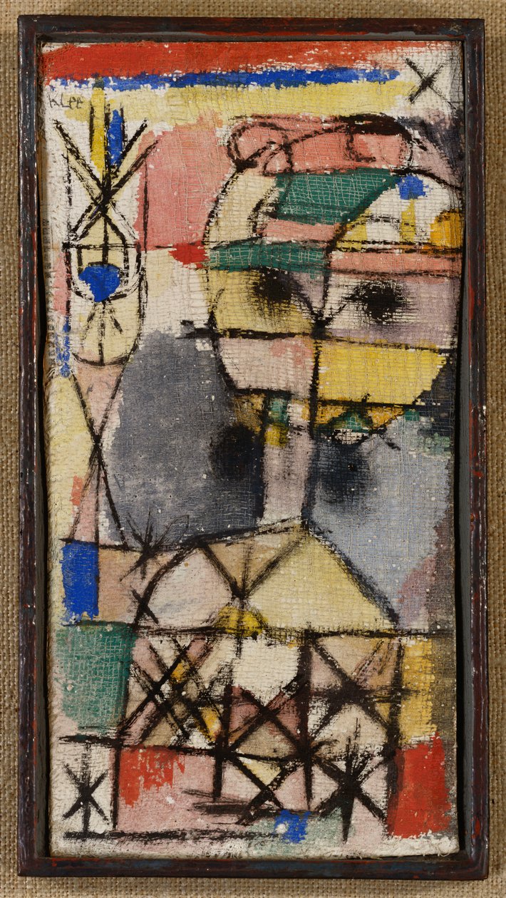Hoofd door Paul Klee