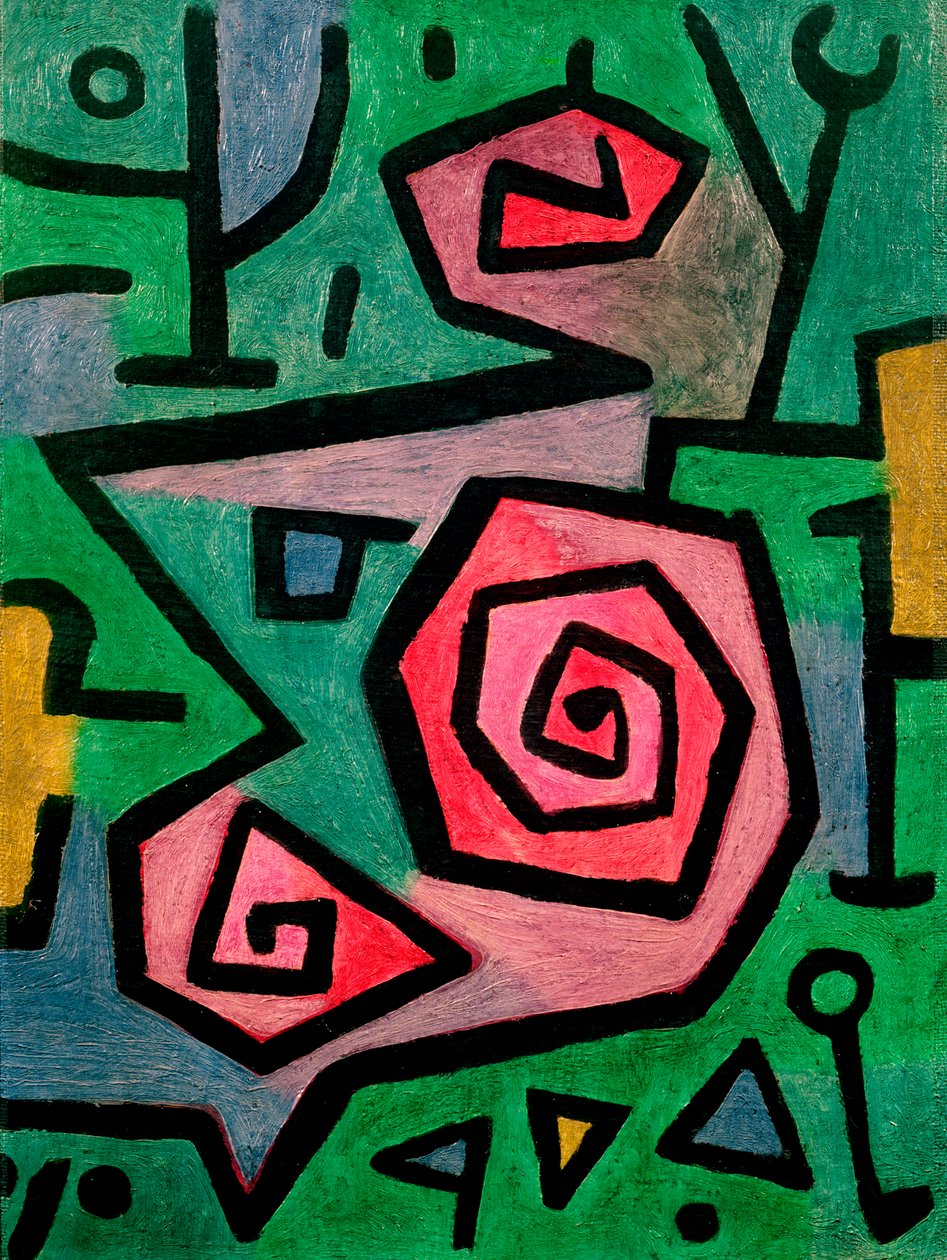 Heroïsche Rozen door Paul Klee