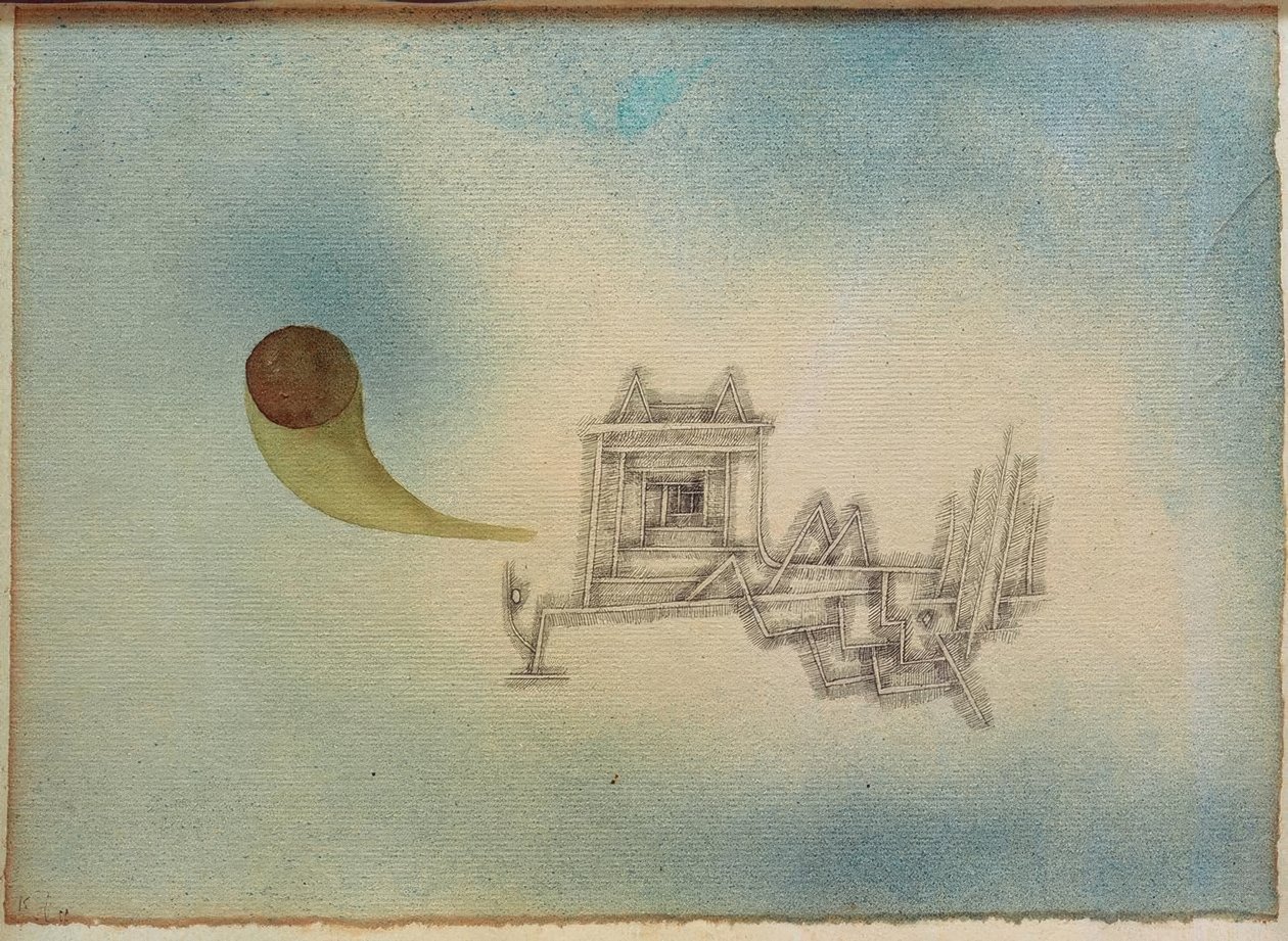 Jachtpaviljoen door Paul Klee