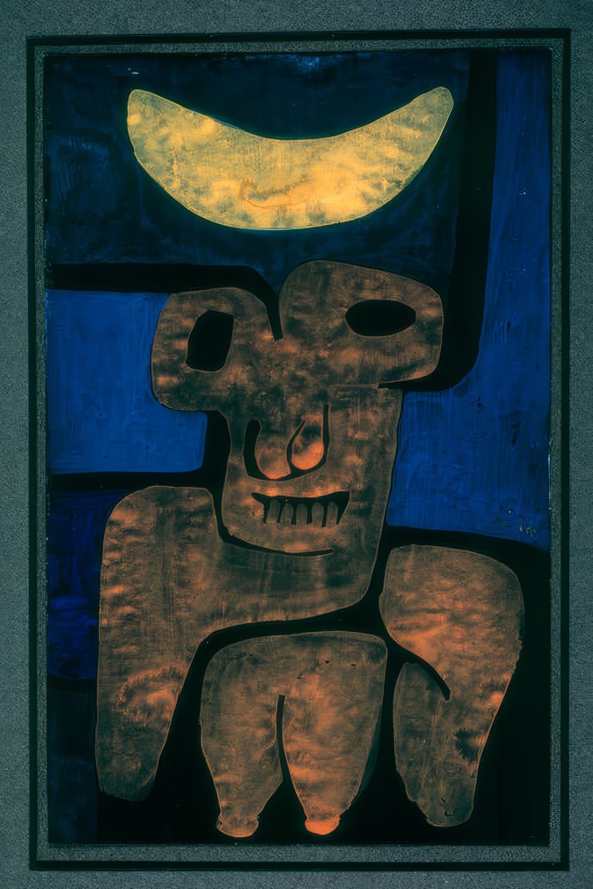 Luna de barbaar door Paul Klee