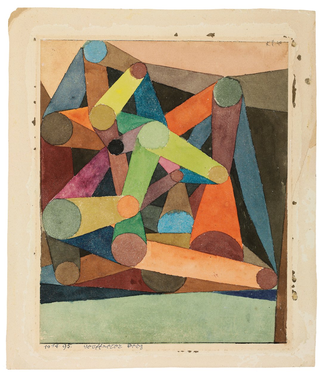 Open Berg door Paul Klee