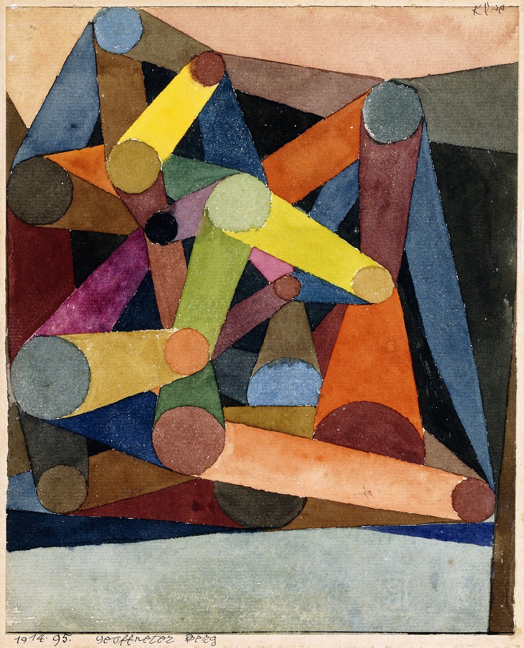 Open berg door Paul Klee