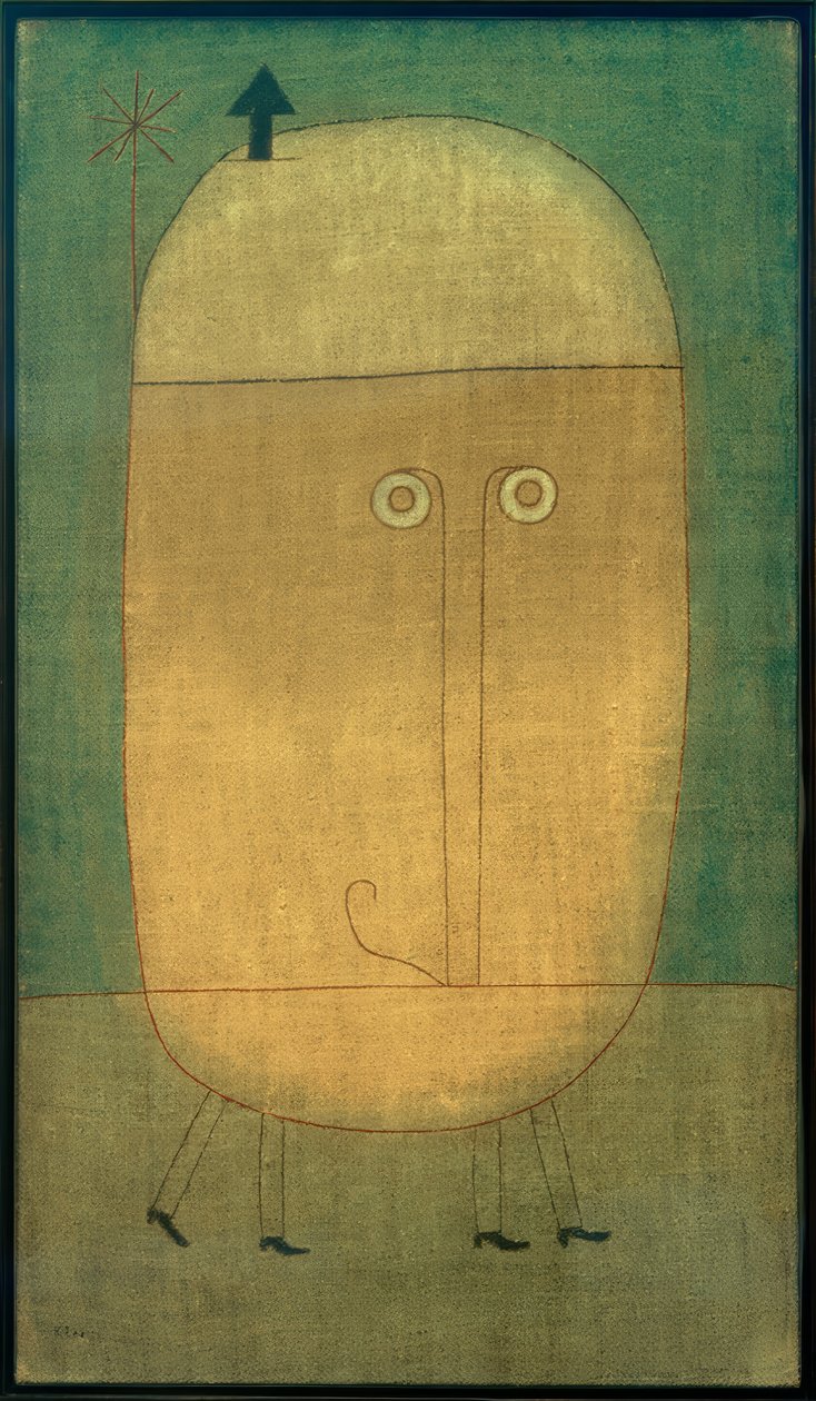 Paul Klee, Masker van angst, 1932 door Paul Klee