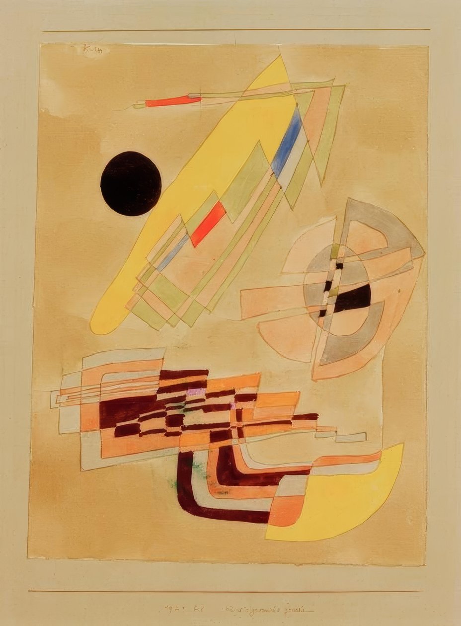 Fysiognomische Genesis door Paul Klee