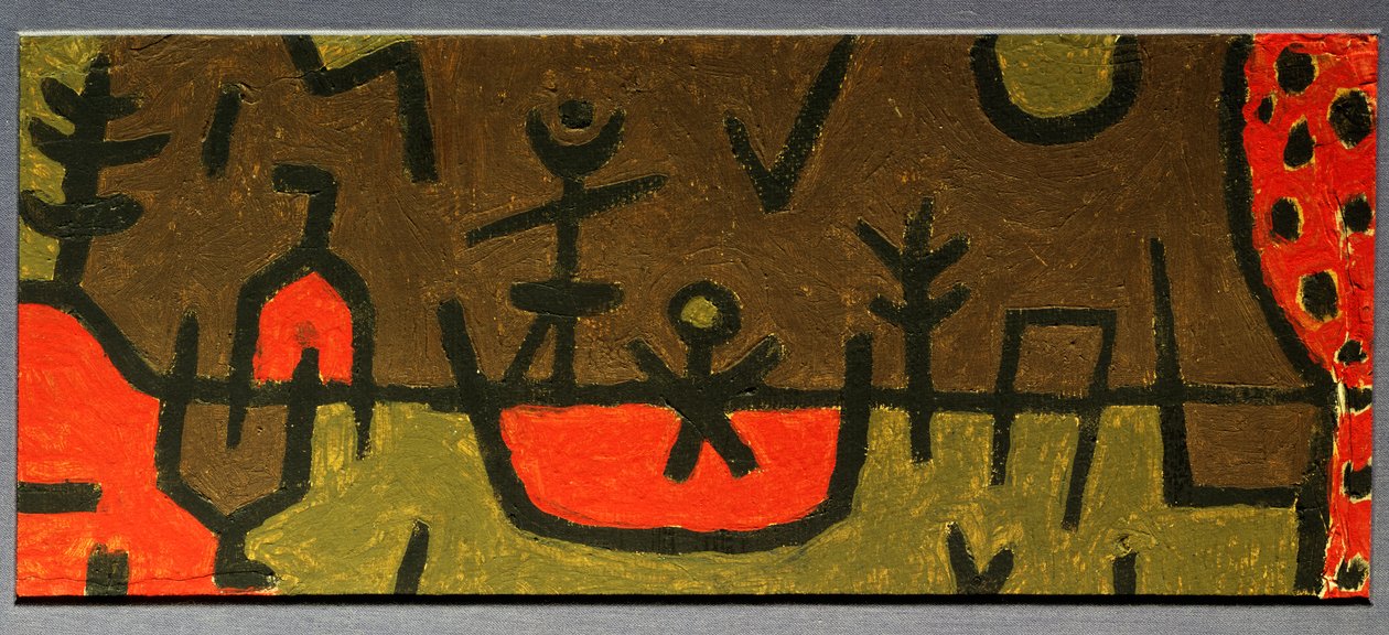 Vijver in park door Paul Klee