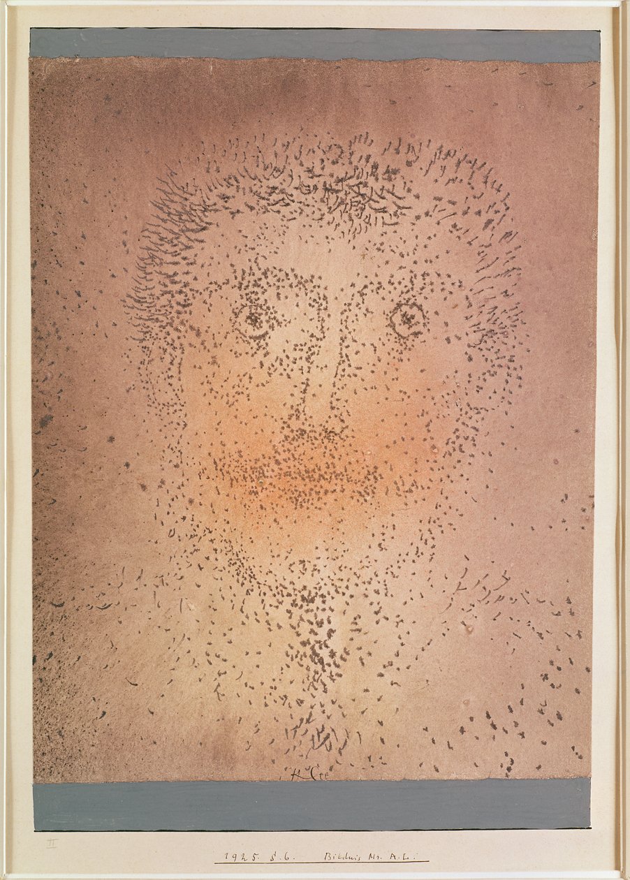 Portret van Mr. A. L. door Paul Klee