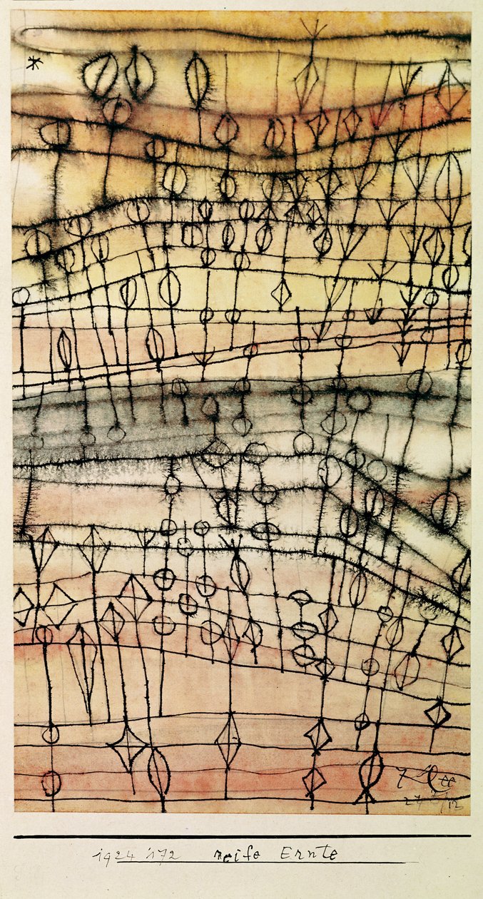 Rijpe Oogst door Paul Klee