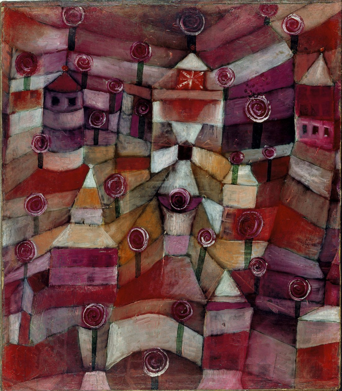 Rozen Tuin door Paul Klee