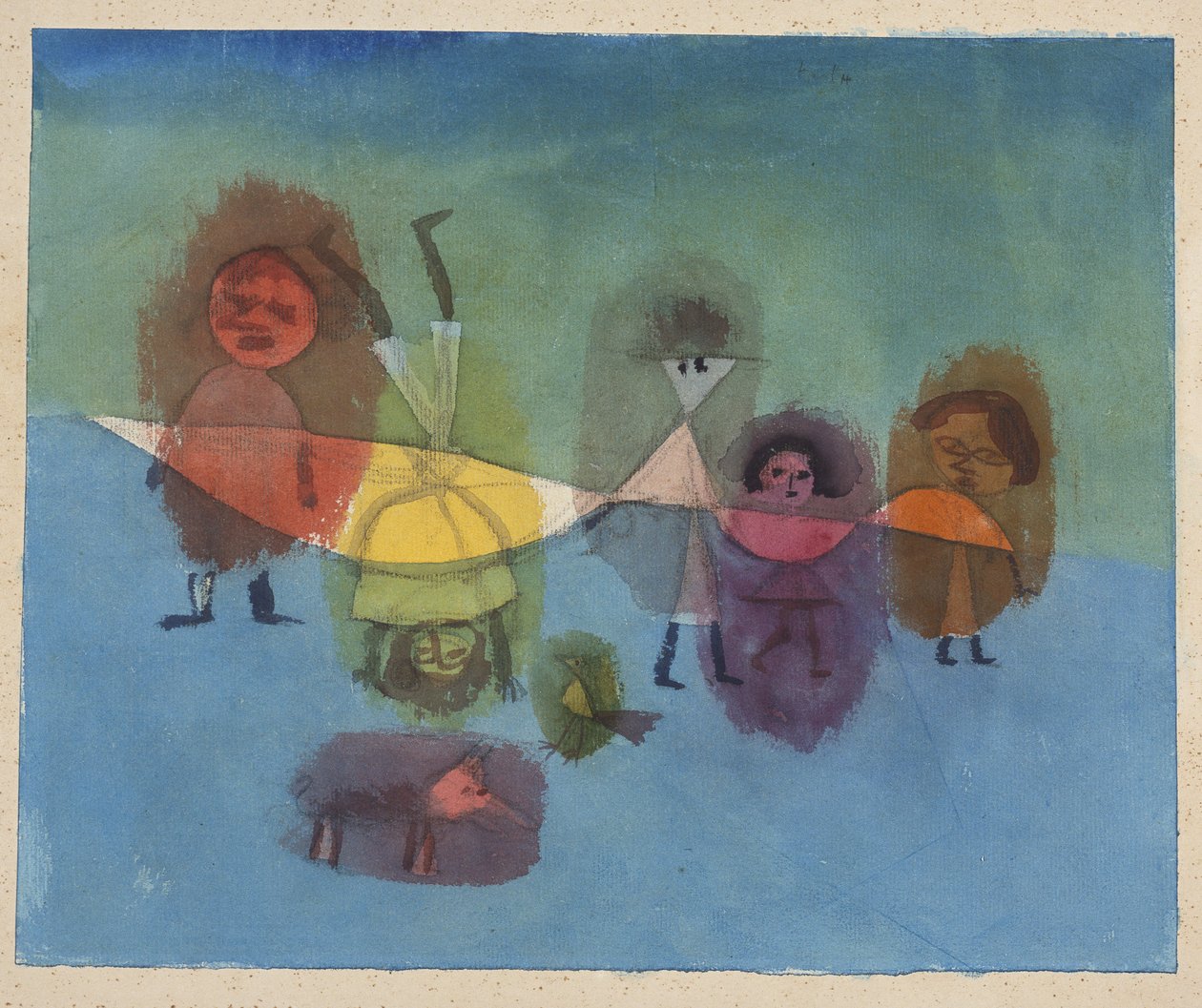 Kleine Kinderen door Paul Klee