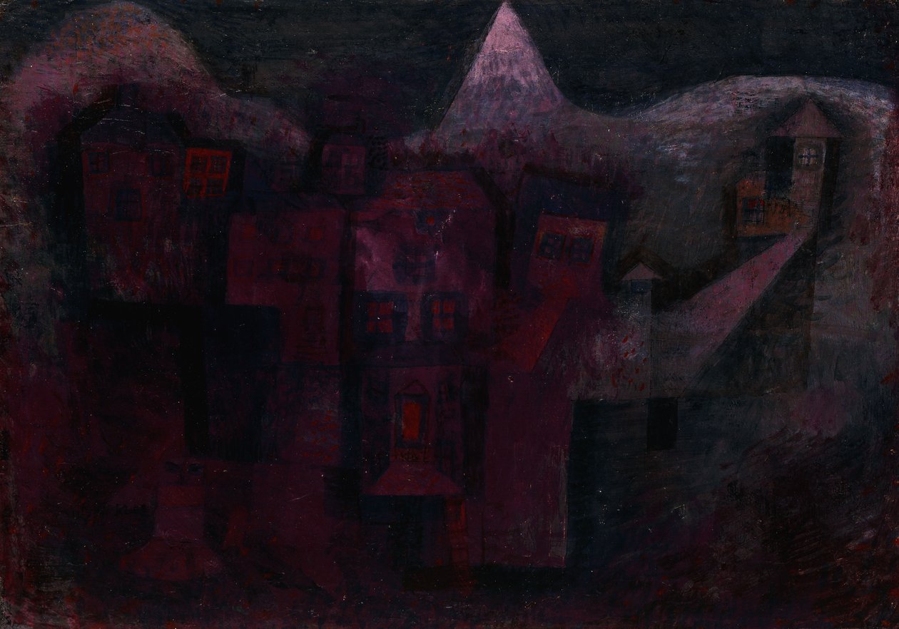 Zuidelijk Bergdorp door Paul Klee