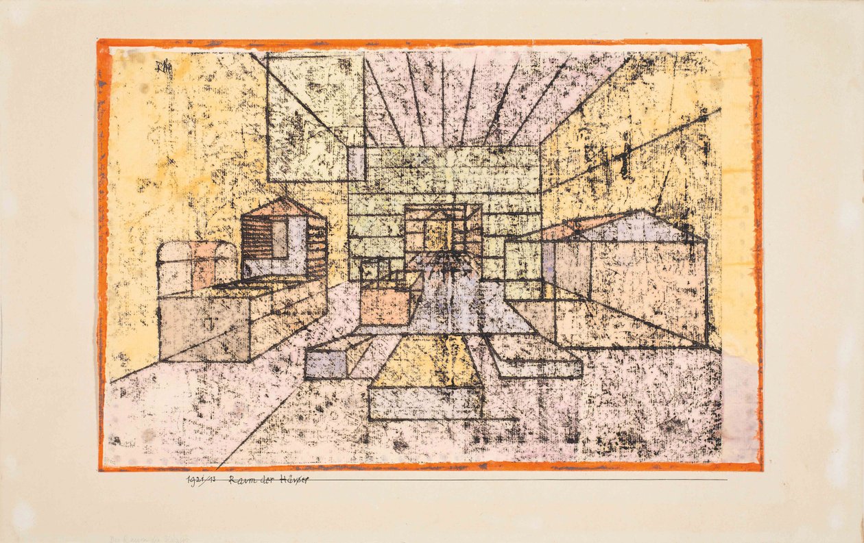 Ruimte van de Huizen door Paul Klee