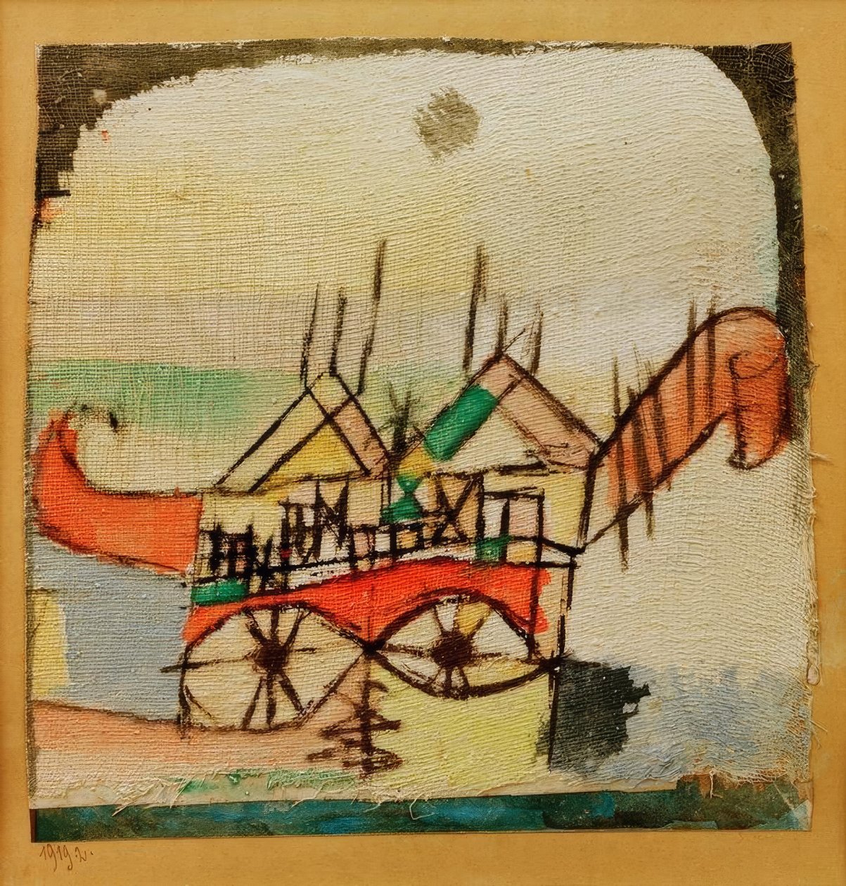 Sfinxachtig door Paul Klee