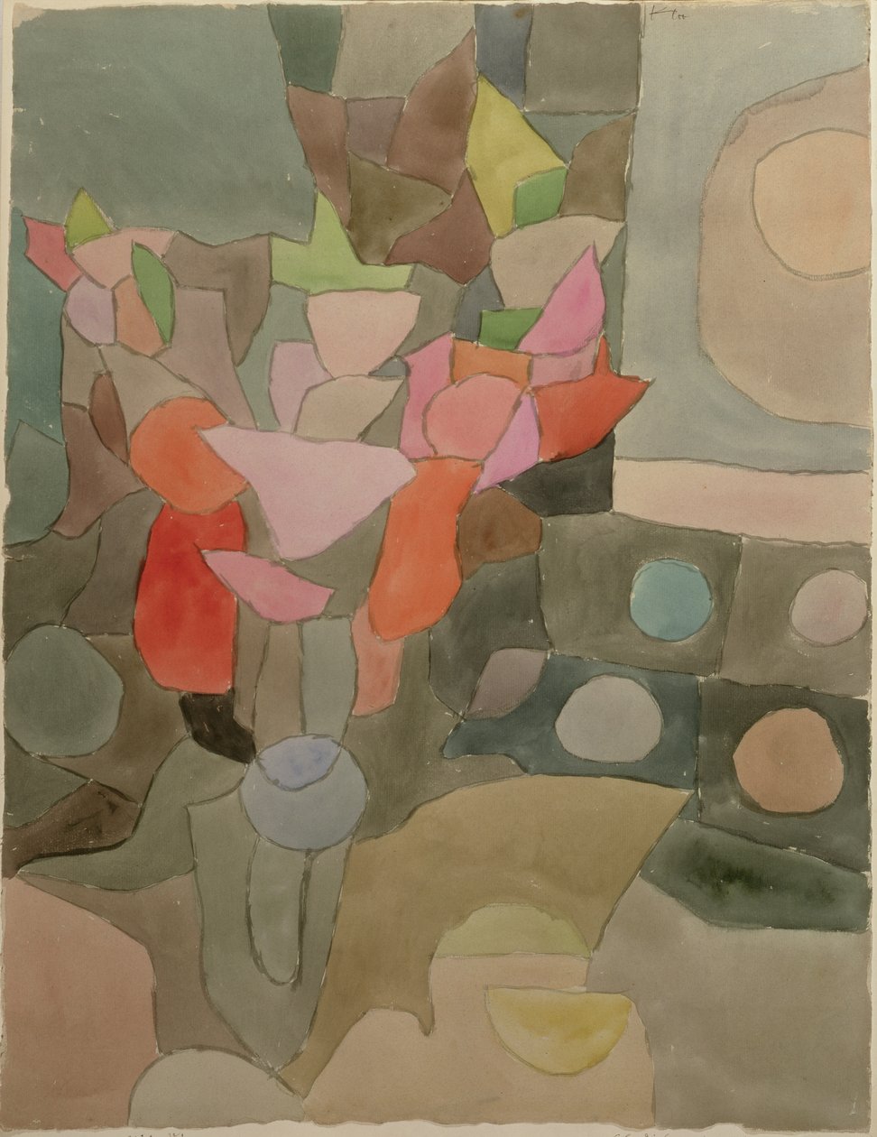 Stilleven met Gladiolen door Paul Klee
