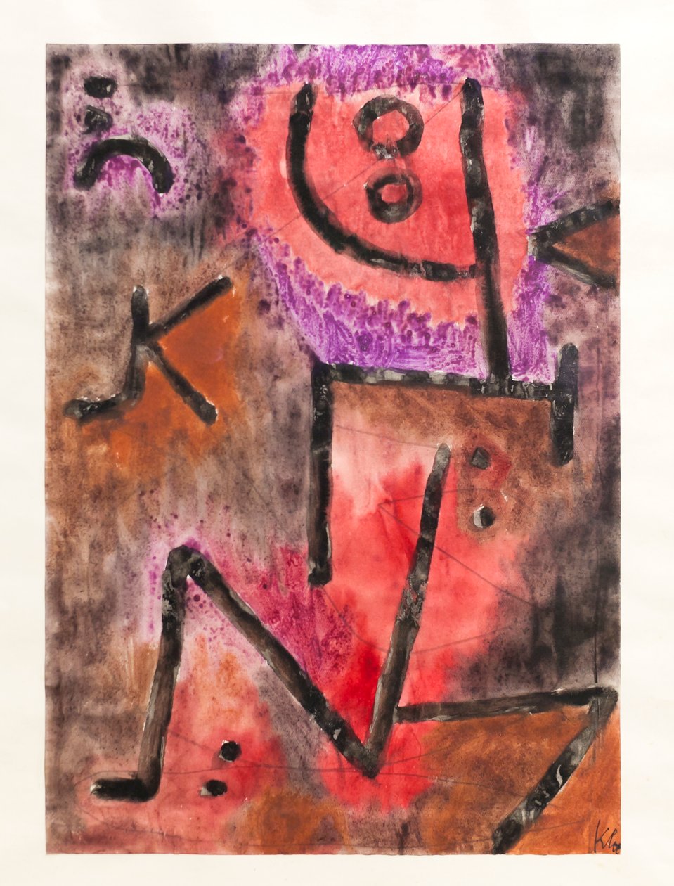 Blijft gloeien door Paul Klee