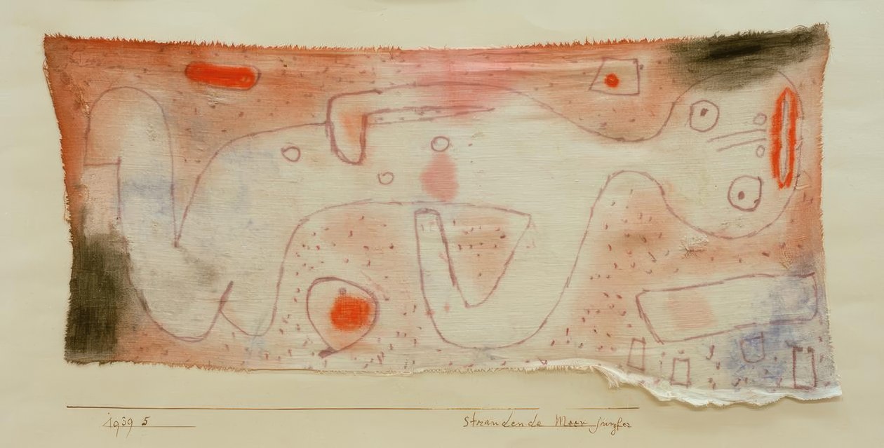 Gestrandde zeemeermin door Paul Klee