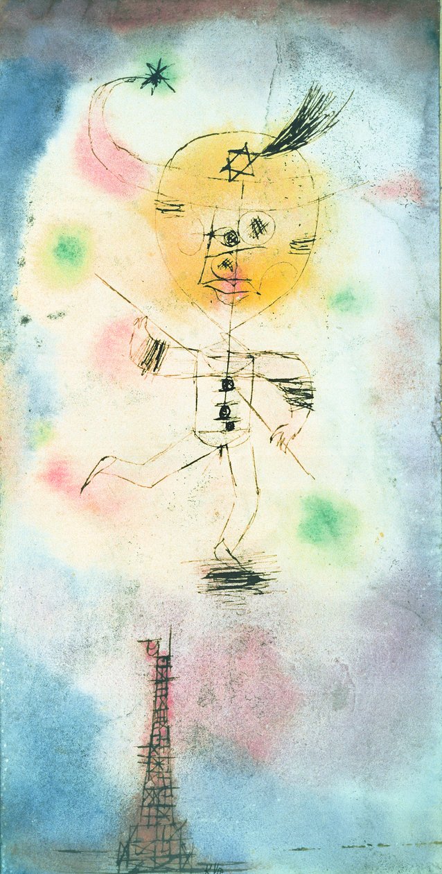 De komeet van Parijs door Paul Klee