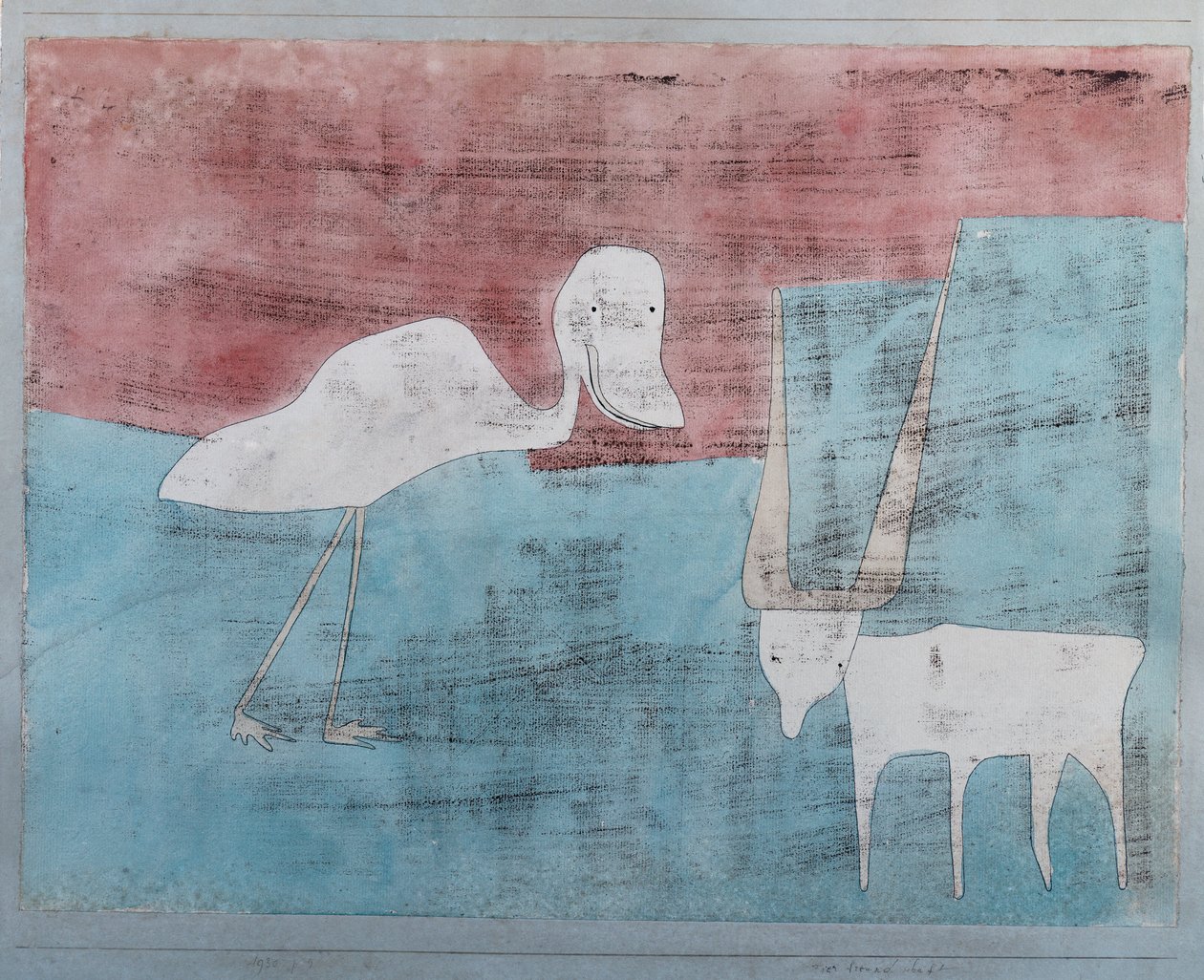 De vriendschap door Paul Klee