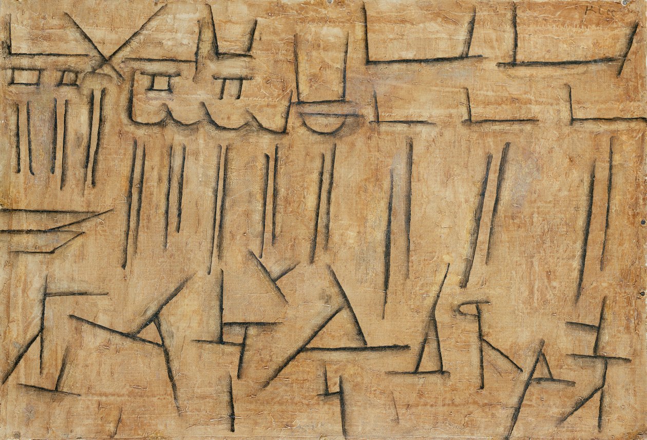 Het Tempelfestival door Paul Klee