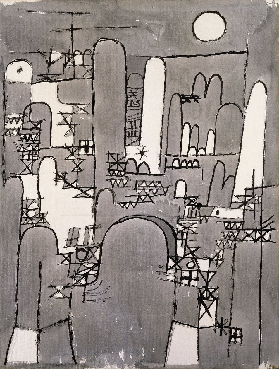 De toren door Paul Klee