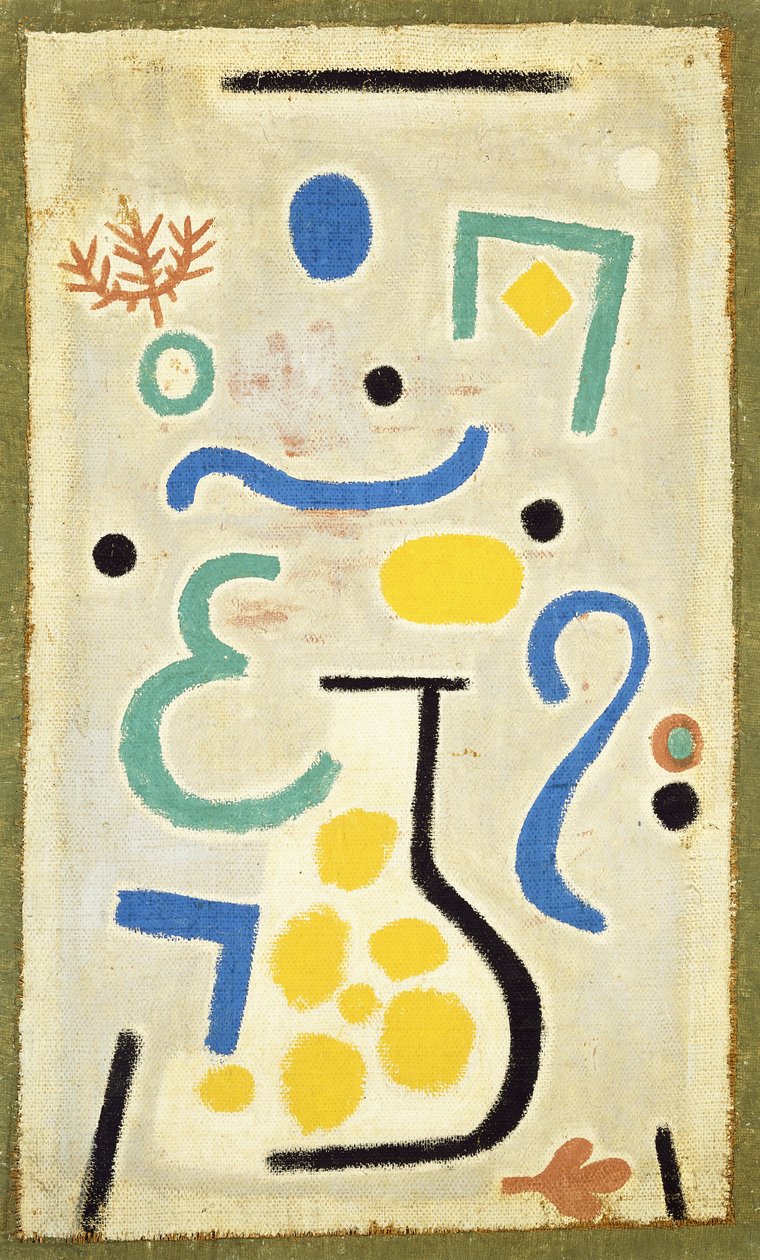 De vaas door Paul Klee