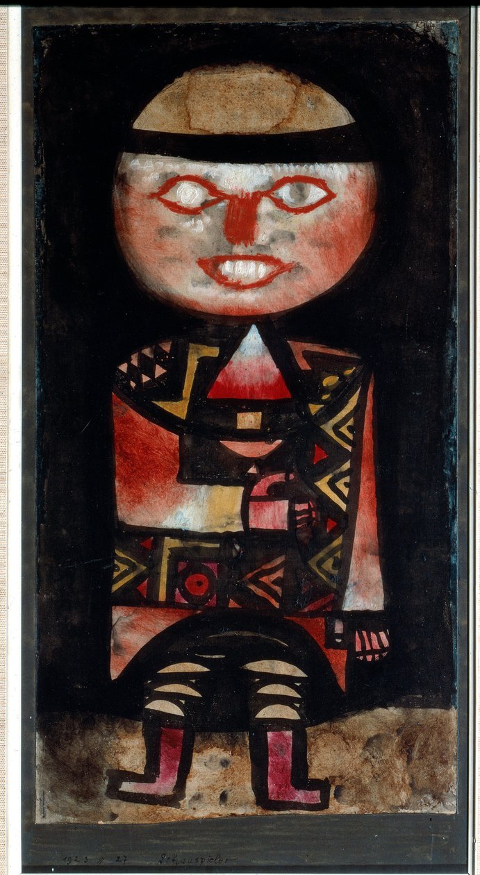 De komiek door Paul Klee
