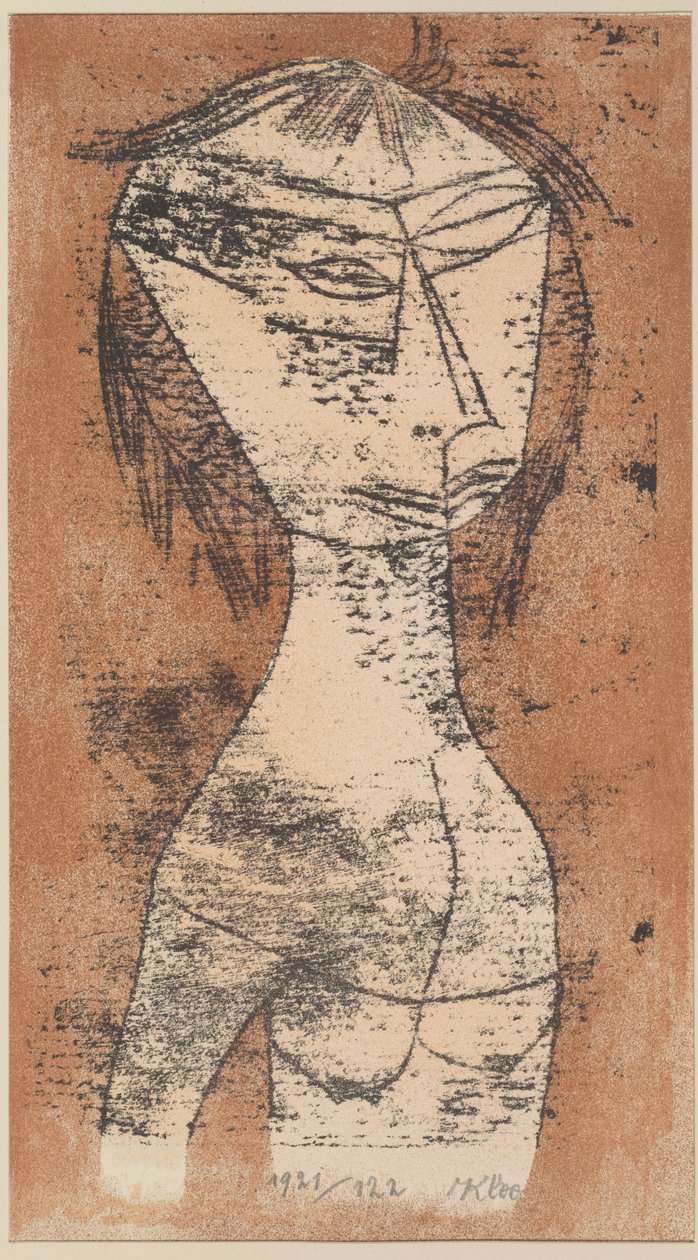 De heilige van het innerlijke licht, 1921 door Paul Klee