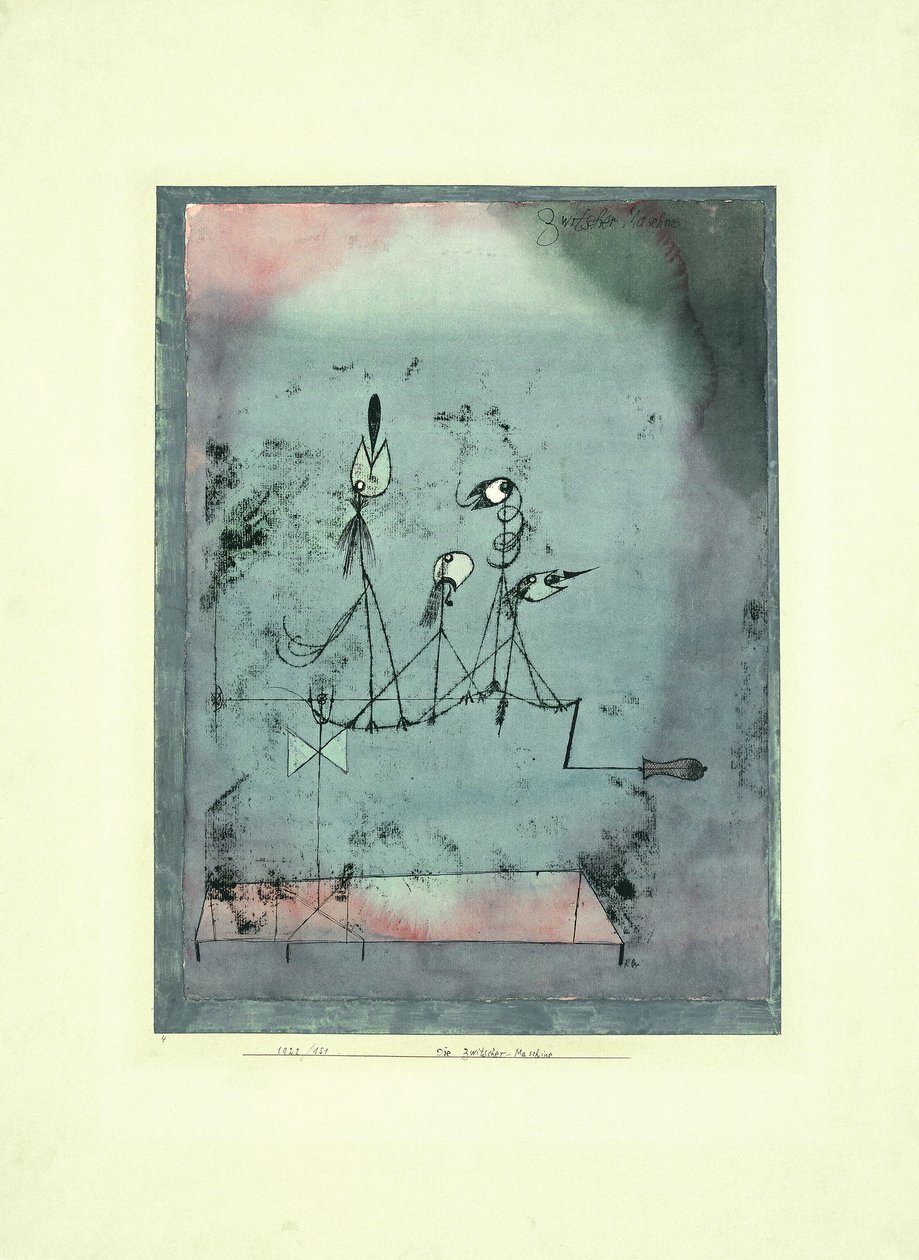Tjilpende Machine door Paul Klee