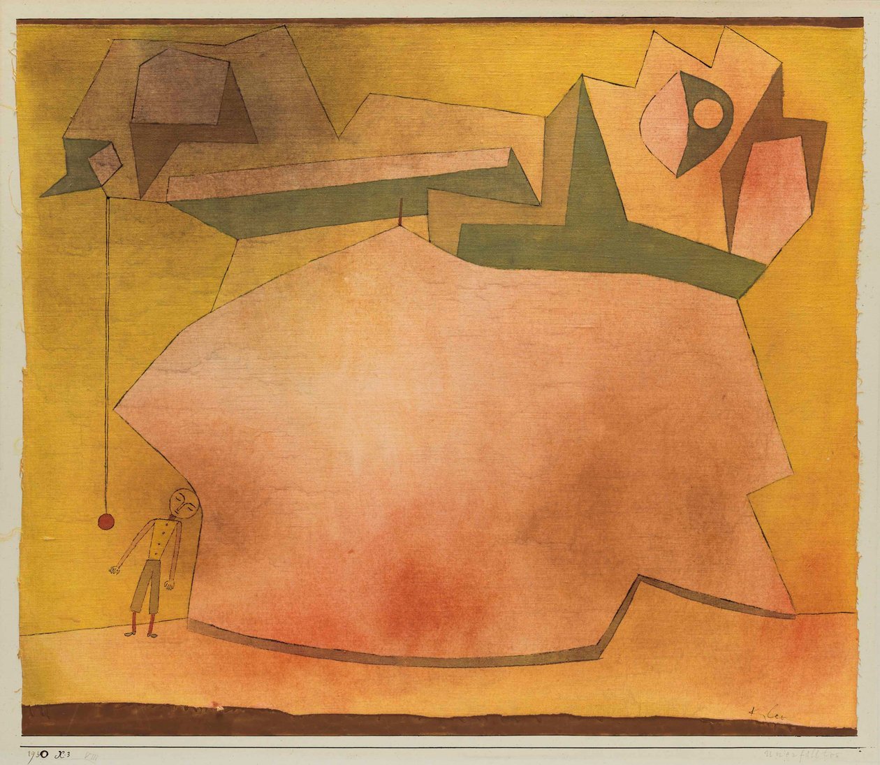 Onvervuld, 1930 door Paul Klee