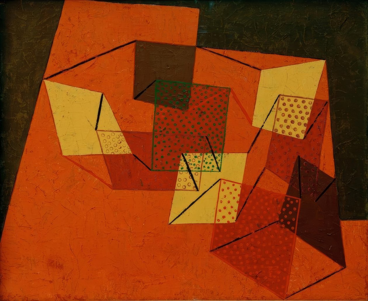 Gespanen vlakken door Paul Klee