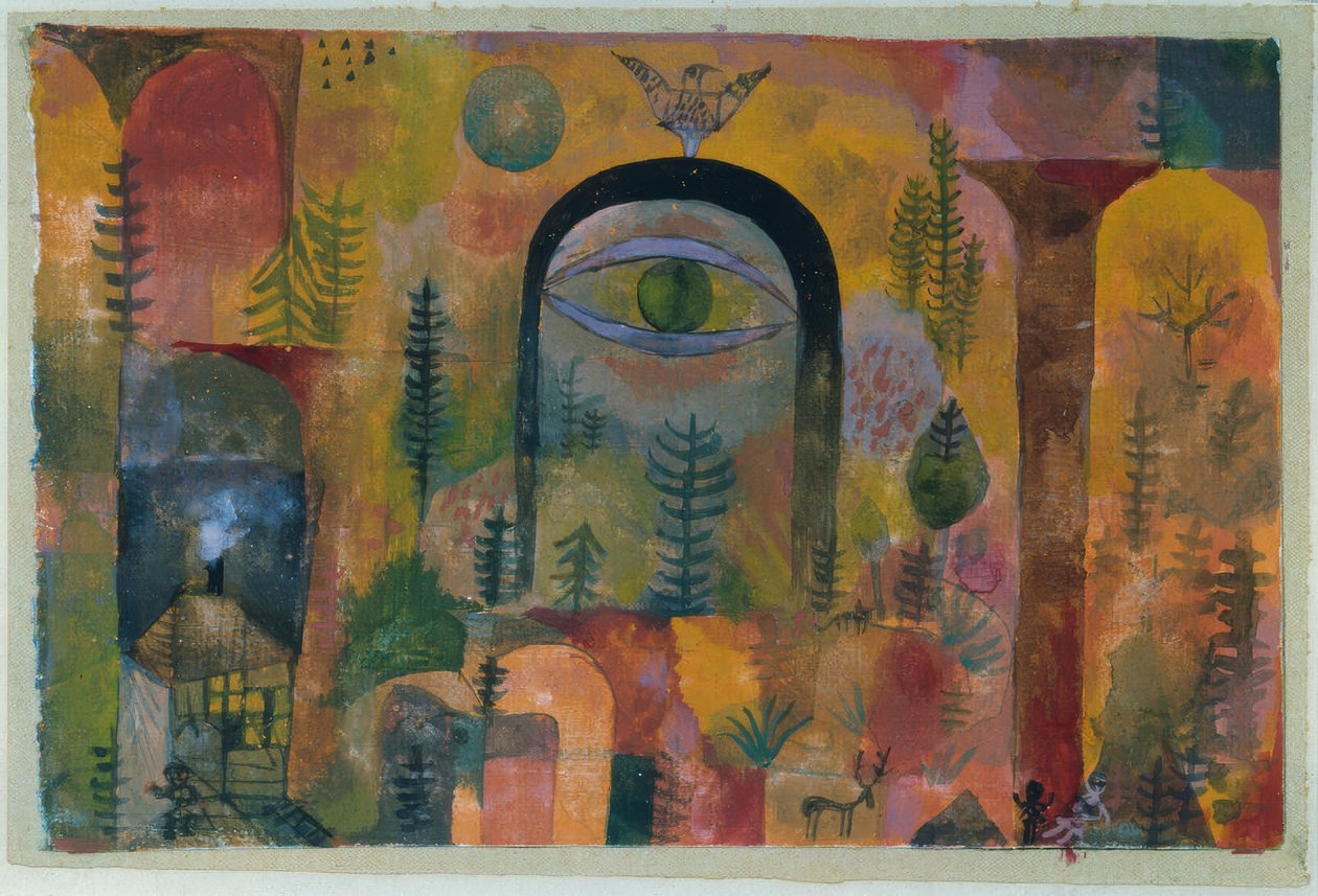 Met de adelaar door Paul Klee