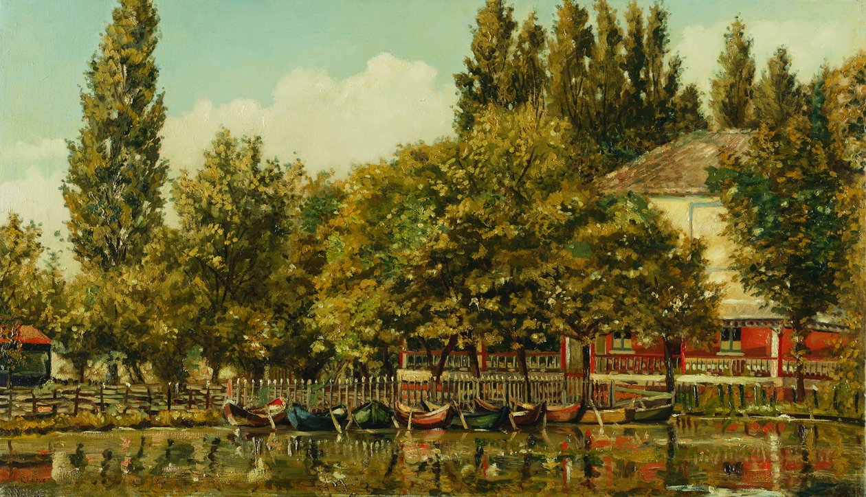 Moret-sur-Loing door Paul Leduc