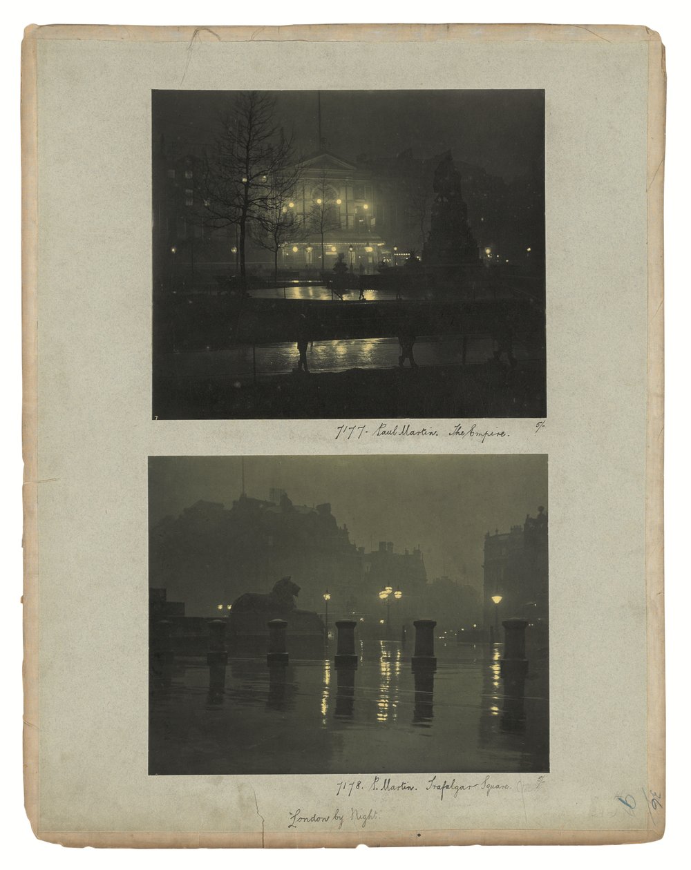 Londen bij Gaslicht, ca. 1896 door Paul Martin
