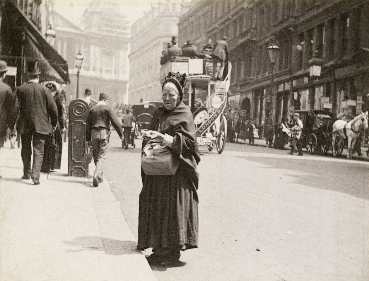 Lucifersverkoper, Ludgate Hill, Londen door Paul Martin