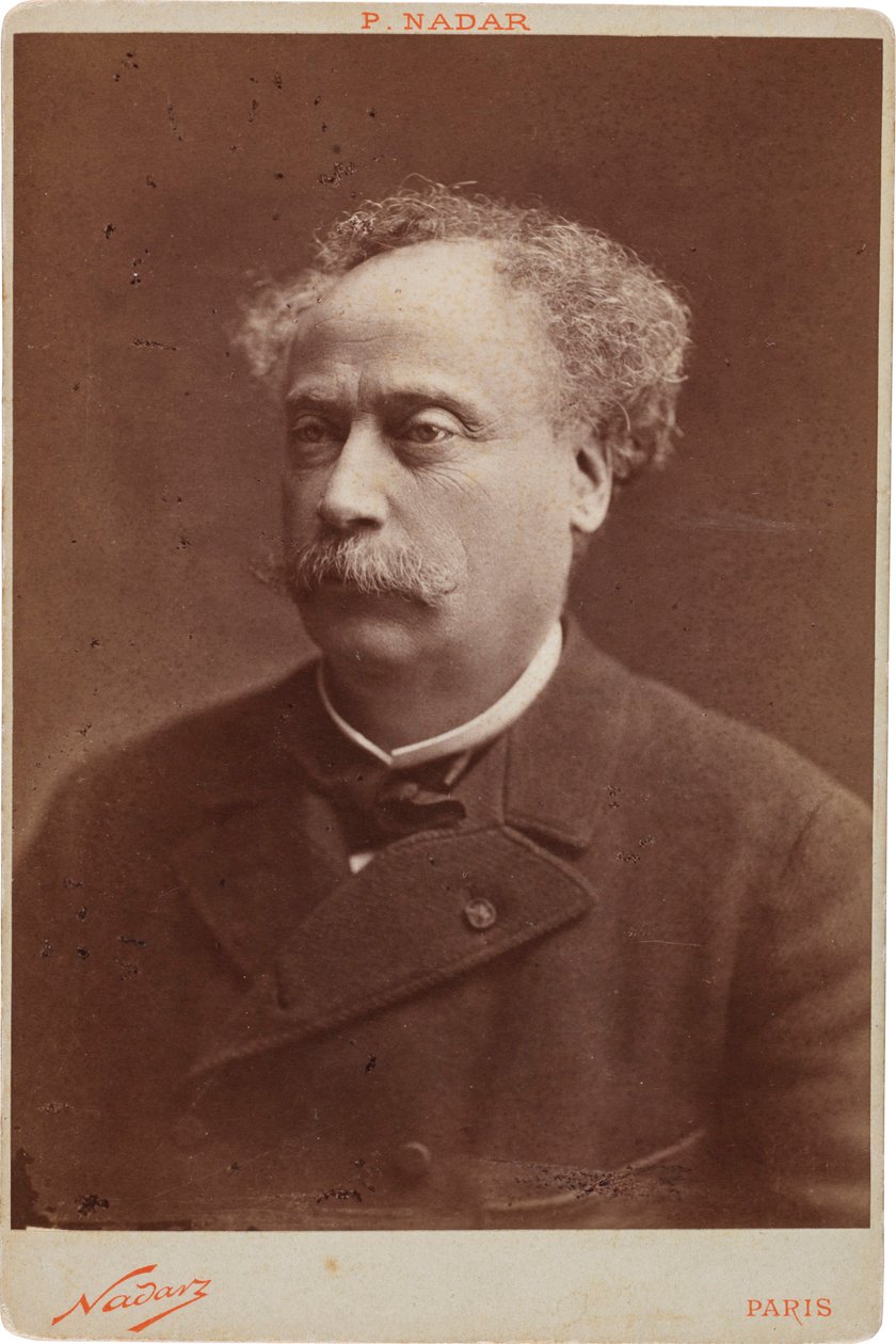 Alexandre Dumas, fils 1824-1895, c. 1886 door Paul Nadar