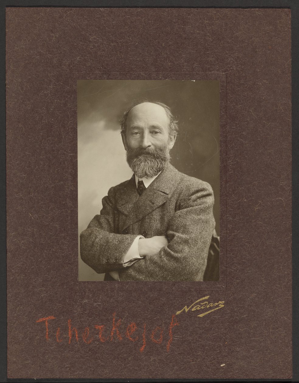 [Portret van een man]. door Paul Nadar