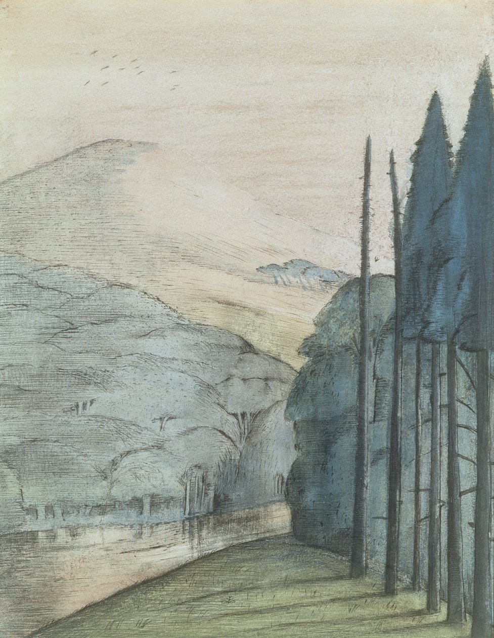 Een Dageraad door Paul Nash
